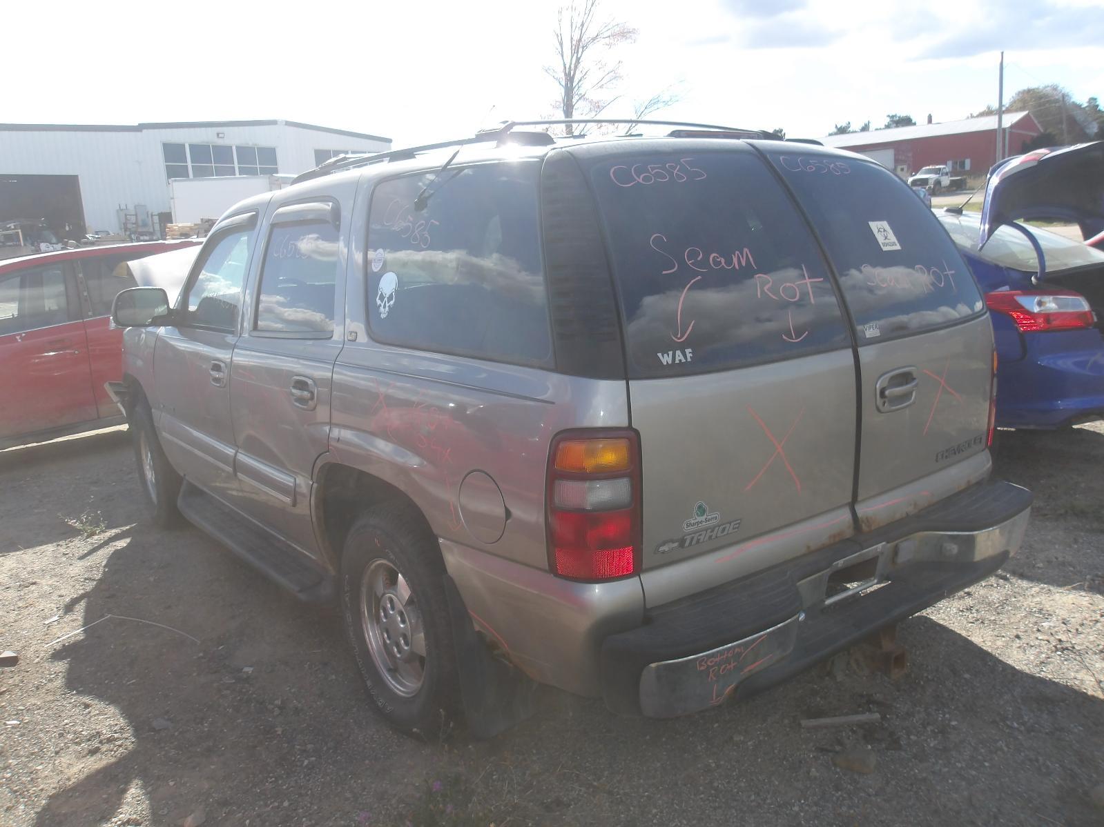 Used Left Sun Visor fits: 2000 Chevrolet Tahoe illuminated L. w/dimming vanity l
