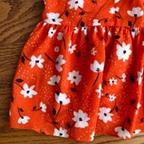 ELIZA J Floral Suplice Tiered Coral Dress Women’s Size 8 NWT - Picture 9 of 11