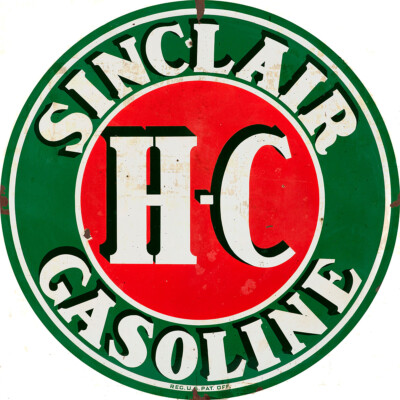 SINCLAIR GASOLINE ADVERTISING SIGN