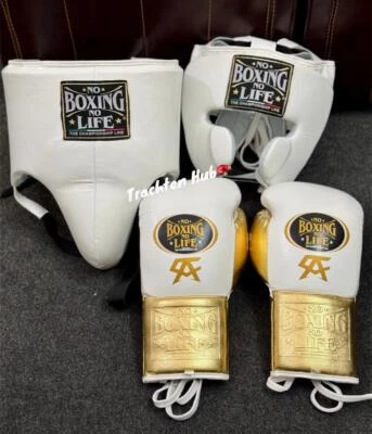 No Boxing No Life Sparring Boxing Full kit | GOLD/WHITE |