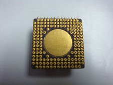 Motorola gold CPU collectible with heatsink 149Pin 15x15 41965A01