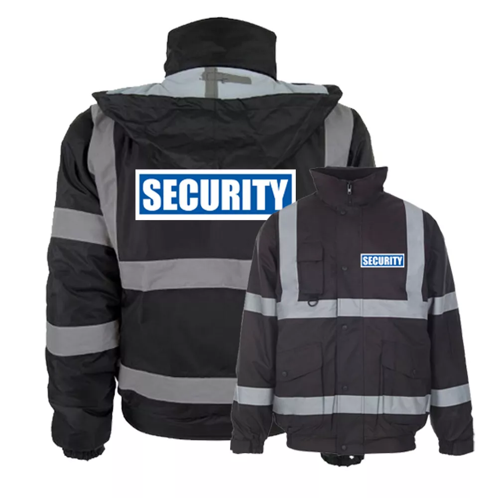 Reflective security best sale jacket