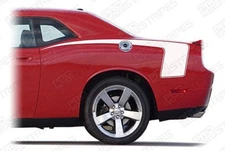 Dodge Challenger Rear Quarter Side C-Stripes Decals 2008 2009 2010 Pro Motor