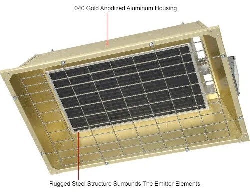 NEW! Infrared Heater Electric Overhead 4.30 kW 480V!! - Picture 2 of 9