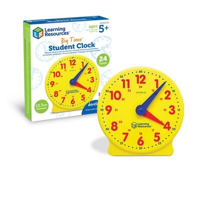 Learning Resources Big Time Schüleruhr 24-Stunden Lernuhr Kinderuhr