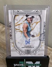 2024 Topps Royalty Tennis Bianca Andreescu Superior Signatures On Card Auto /75