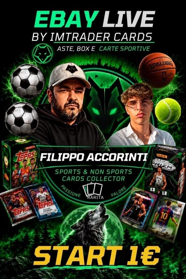 [RIP&SHIP 02/11] BOX E SPORTS CARDS START 1€