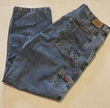 Chaps Carpenter Jeans Mens 36 x 30 Wide Leg Skater Baggy Hip Hop Y2K Vintage