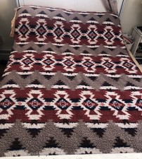 Pendleton home collection Multi Colored Red,blue Southwest throw blanket 52 X 74