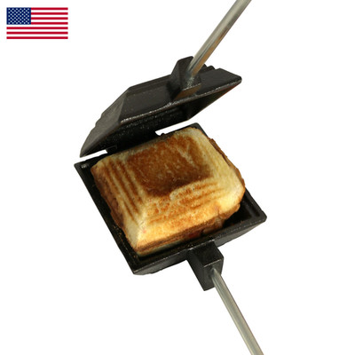 Coghlan'S Coghlans Cast Iron Camp Cooker - Pre-Seasoned Pie Iron Sandwich Maker