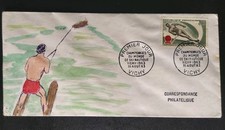 Enveloppe Premier Jour Timbre Ski Nautique N° 1395 Oblitéré Vichy 1963