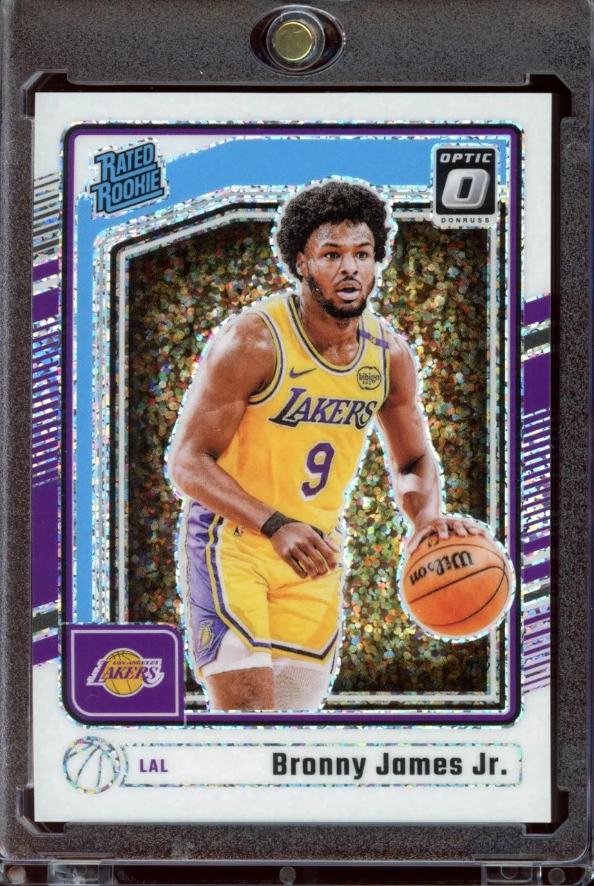 2024 Panini Optic White Sparkle Bronny James Jr. Rated Rookie #282