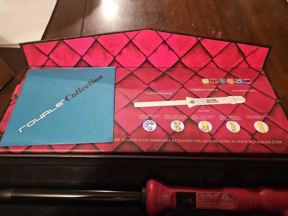 Rizador Pro Royale Hot Pink Professional Infinite 19 mm Cool Tip Nuevo  Foto 3 de 4