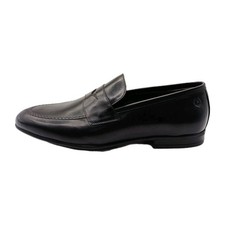scarpe Pollini Uomo Tg 46 Mocassini Nero Vera Pelle Listino 325€ rd16