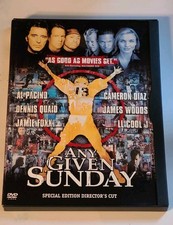 Any Given Sunday DVD Very Good Widescreen Snapcase Al Pacino Jamie Foxx Football