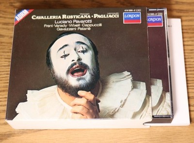 Cavalleria Rusticana Pagliacci CD 1988 London Box Pavarotti Varady Patane