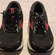 Brooks Ghost 14 Womens Athletic Shoes Running Walking Tennis Black  Pink...