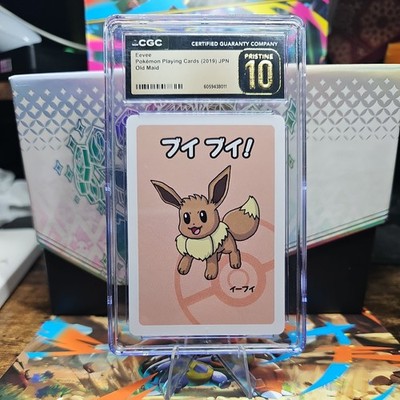 Eevee [Red Back] - CGC Pristine 10 - Japanese Old Maid - Pokemon