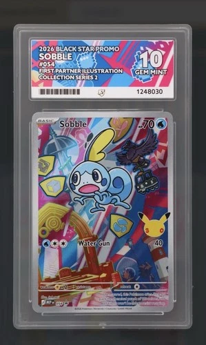 Pokémon Sobble 054 First Partner Collection Series 2 Ace 10 PERFECT SUBS