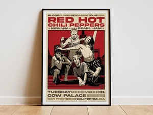 レッチリ　リトグラフ2枚セット　Red Hot Chili Peppers Red Hot Chili Peppers レッチリ リトグラフ 2枚セット RED HOT