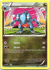 Gabite Legendary Treasures 95/113 Uncommon Pokemon Near Mint Pokemon Card