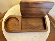Bandeja de tocador organizadora de escritorio de colección Decatur Industries carrito de madera