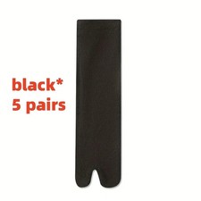 5 Pairs of Men's and Women's Split-Toe Two-Toe Socks, Clogs Socks, Sweat-Absorbe