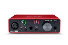 Focusrite Scarlett Solo 3rd Gen USB-C Portable Audio Interface USB-C Audio Mixer