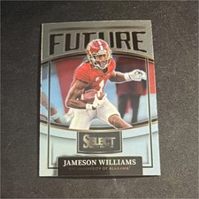 2022 Panini Select Draft Future Jameson Williams #F-JW Alabama NCAA Football