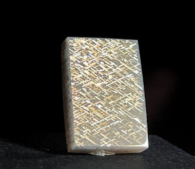 26ct 23.6mm Both sides Beautiful Polished Rainbow Lattice Sunstone