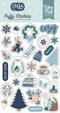 Echo Park Puffy Stickers-Snow Day