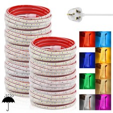 Plug and Play 230V LED Strip Light Dimmable IP65 Waterproof for Room Bar Party