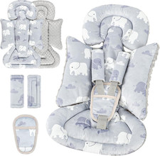 Car Seat Head Support Baby - Infant Car Seat Insert for Newborn Girls Boys - Sof