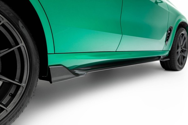 Maxton Design Carbon Seitenschweller Ansatz (Paar) Passend FüR BMW X5 M F95 FL-image