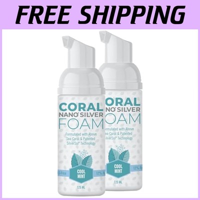 Nano Silver Toothpaste - Fluoride Free, SLS Free, Cool Mint