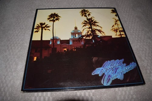 EAGLES-"HOTEL CALIFORNIA" LP, ASYLUM 6E-103, 1976, W/POSTER, MINT CONDITION