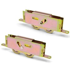 Sliding Patio Glass Door Tandem Rollers Replacement, 1-1/4" Steel Ball Bearin...