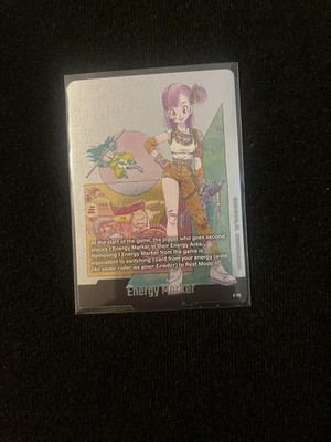 Energy Marker E-73 Dragon Ball Super TCG Fusion World Manga Bulma Silver