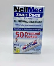 NeilMed Sinus Rinse 50 Premixed Packets FREE SHIPPING! BUY NOW! 04/2027