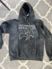 Led Zeppelin Falling Icarus Logo Hooded Sweatshirt S