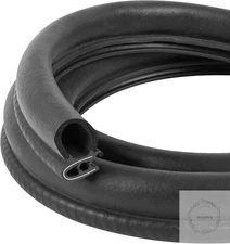 Automotive Door Weather Stripping 10Ft Car Door Rubber Edge Trim Seal Strip