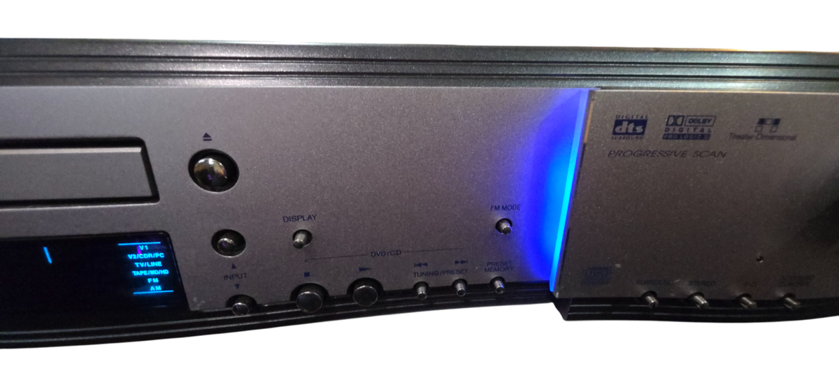 ONKYO DR-S2.2 5.1ch DVD CD Home Theater Receiver Tested No Remote