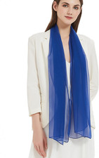 Long Chiffon Sheer Scarf For womens