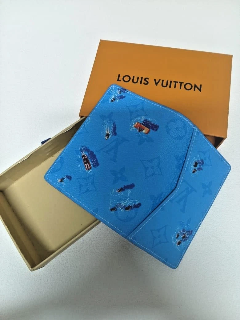 Louis Vuitton Blue Folding Wallets for Men for sale | eBay