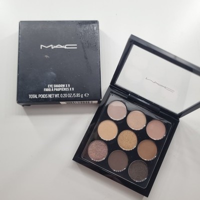 MAC 9 Pan Lidschattenpalette Amber Times Nine Brandneu im Karton