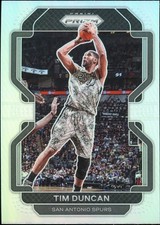 2021-22 Panini Prizm Tim Duncan #268 Silver