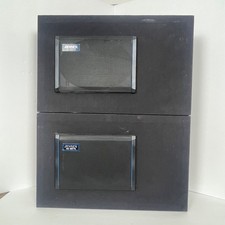 Vintage Jensen 140 Watts Enclosed Speaker System Pair Wedge Truck Box Carpeted