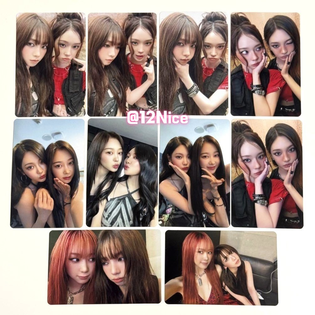 aespa Dirty Work JAPAN Warner Music POB Official Unit Photocard Photo Card #Nice