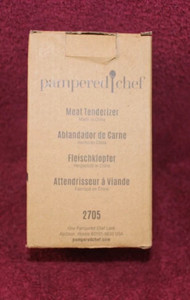 Pampered Chef Meat Tenderizer Reversible #2705 With Card
Opens in a new window or tab