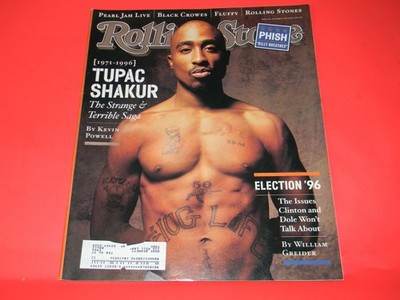 2Pac Rolling Stone Magazine #742 Oct 10, 1996 Tupac Shakur Tribute Issue